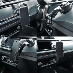 Einparts Automotive EINPARTS UCHWYT SAMOCHODOWY NA TELEFON DO SZYBY Z PRZYSSAWKĄ I OBRÓTEM 360 8