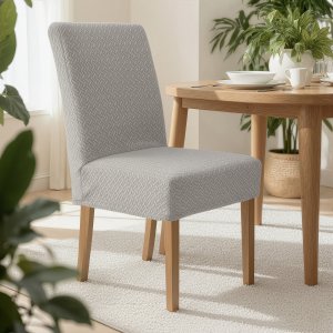 Aptel Pokrowiec na krzesło wodoodporny wzór 35x55x30 cm beżowy 2