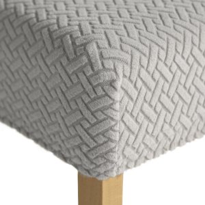 Aptel Pokrowiec na krzesło wodoodporny wzór 35x55x30 cm beżowy 4