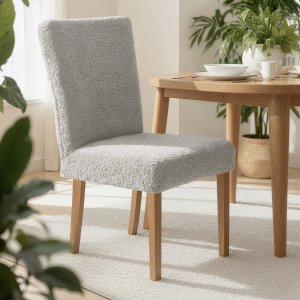 Aptel Pokrowiec na krzesło wodoodporny 35x55x30 cm srebrny 2