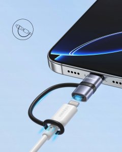 Adapter USB Innostyle Innostyle Adapter przejściówka Usb-C usb typ c do lightning iPhone 15 16 17 2