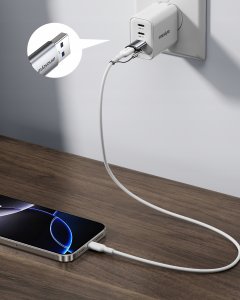 Adapter USB Innostyle USB-A - USB-C Szary 5