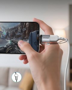Adapter USB Innostyle USB-A - USB-C Szary 2