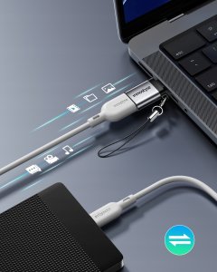 Adapter USB Innostyle USB-A - USB-C Szary 3