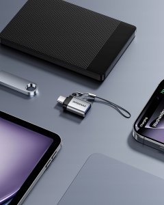 Adapter USB Innostyle USB-A - USB-C Szary 4