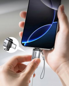 Adapter USB Innostyle USB-A - USB-C Szary 5