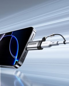 Adapter USB Innostyle USB-C - Lightning Szary 3