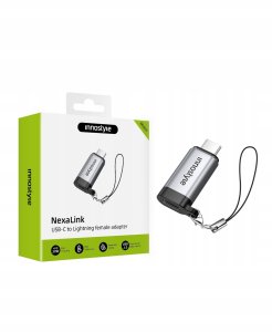 Adapter USB Innostyle USB-C - Lightning Szary 7