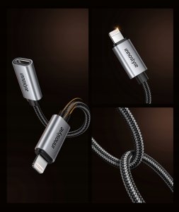 Adapter USB Innostyle USB-C - Lightning Szary 5
