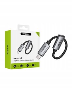 Adapter USB Innostyle USB-C - Lightning Szary 7