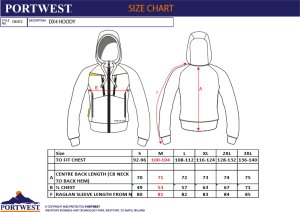 Portwest rozpinana z kapturem DX4 zielony mech XL 7