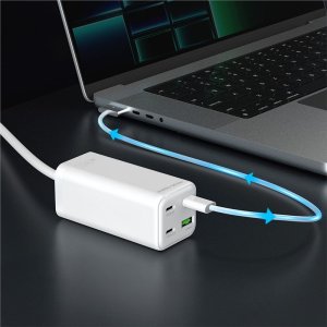 Ładowarka Mobile Origin Ładowarka GAN 100W COMPACT MULTIHUB PW18 3X USB-C + USB-A 3
