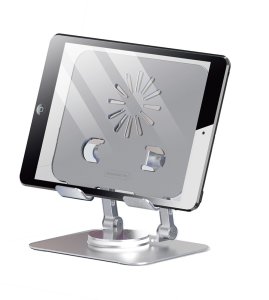 EXQUISITE GAMING LIMITED Somostel uchwyt podstawka aluminiowa srebrna  SMS-ZB56 2