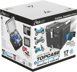 Lodówka turystyczna Yolco Topcase MCX17 Black 17 l 18