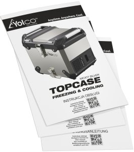 Lodówka turystyczna Yolco Topcase MCX17 Silver 17 l 25