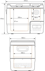 Lodówka turystyczna Yolco DX40 Space Grey 39 l 29