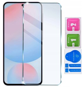 krainaGSM Etui Do Samsung A56 5G Skórzane Zamykane Magnetyczne + Szkło 7