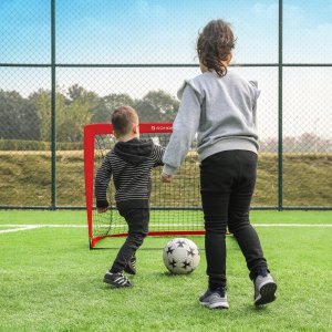 Songmics Bramki piłkarskie dla dzieci Zestaw 2 sztuk Pop Up Szybki montaż Garden Park Rama plażowa wykonana z prętów z włókna szklanego T (SZQ122R02 XXX) 4