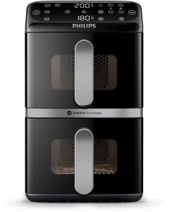 Frytkownica beztłuszczowa Philips Ovi Stacked Dual Basket NA461/00 7