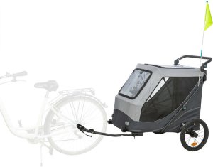 Trixie Dla psa składana quick-fold XL: 87,5 × 97 × 93/150 cm szara 2