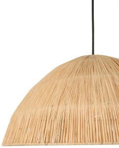 Lampa wisząca Beliani WERU Plecionka Naturalny 4