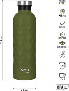 Nils Extreme Butelka 750ML Zielona NC3805 6