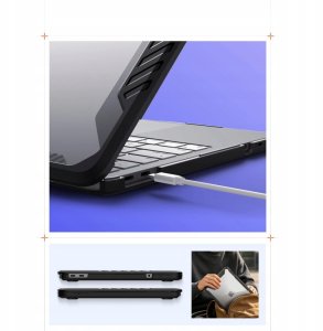 Etui Supcase Supcase Unicorn Beetle Pro MACBOOK NEO 13 2026 BLACK/CLEAR 2