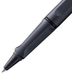 Lamy Pióro kulkowe LAMY Safari 3E2, M, z czarnym wkładem, grafitowo-czarne 3