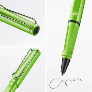 Pióro kulkowe LAMY Safari 313, M, z czarnym wkładem, zielone 2