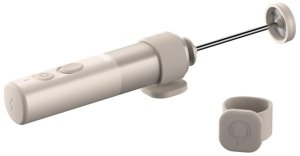 Spieniacz do mleka Outin Ręczny spieniacz do mleka - LattoGo Starburst Silver - (OTMF-LG-01-SS) 2
