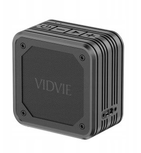 Głośnik Vidvie Bluetooth przenośny bezprzewodowy mały mini czarny AUX TF/micro SD (GSMA0433) 2