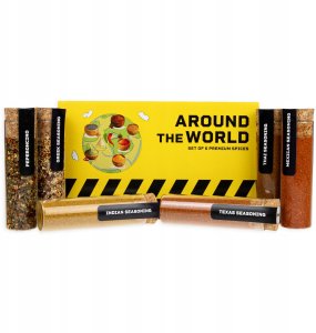 Feeby Zestaw PRZYPRAW ŚWIATA " AROUND THE WORLD" 6x60ML 3