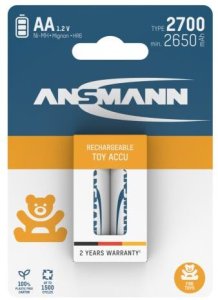 Ansmann Akumulatory NiMH AA/HR6 2700mAh 1.2V - 2szt. (1312-0037) 3