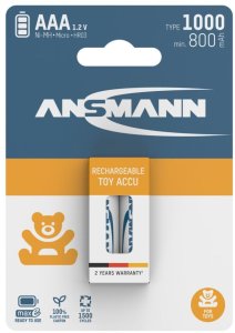 Ansmann Akumulatory NiMH AAA/HR03 1000mAh 1.2V - 2szt. (1311-0029) 3