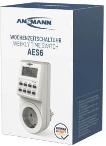Ansmann Wyłącznik czasowy Cyfrowy programator ANSMANN AES6 2