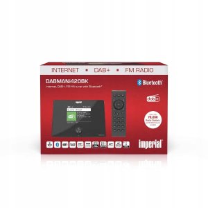 Radio Imperial internetowe DABMAN i420 DAB+ FM BT USB czarne 8