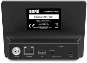 Radio Imperial Internetowe DABMAN i430 - DAB+, FM, BT, LAN - czarne (DABMANI430BK) 5