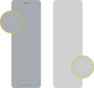 Rebel Active Mata gimnastyczna do ćwiczeń joga, pilates, fitness, 183x61cm, grubość 4mm, materiał TPE, szara, REBEL ACTIVE 3