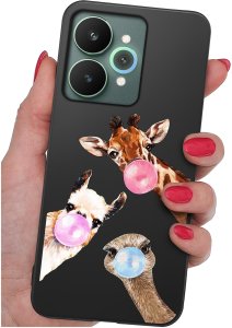krainaGSM Etui Do Realme 15 5G | 15 Pro 5G Wzory | Silikonowe Matt Case 3