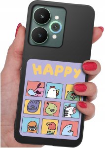krainaGSM Etui Do Realme 15 5G | 15 Pro 5G Wzory | Silikonowe Matt Case 3