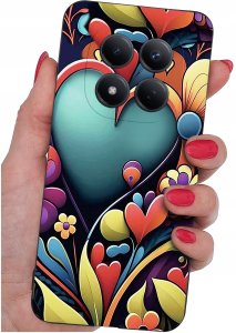 krainaGSM Etui Do Xiaomi Redmi Note 15 Pro+ Plus 5G Wzory | Silikonowe Matt Case 3