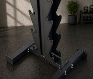 UnderFit Stojak na hantle 6 par UNDERFIT pionowy HEX 4