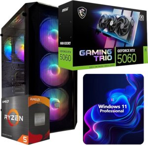 Adronix ZESTAW GAMINGOWY Ryzen 5 5600x 32GB RTX 5060 8GB +Wi-Fi +WIN11 3