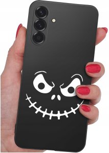 krainaGSM Etui Do Samsung A37 5G Czaszka Szkielet Halloween Wzory + Szkło 2