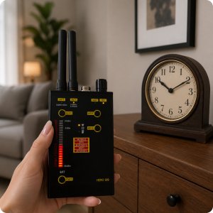 Spreest Wykrywacz podsłuchów kamer GSM GPS ukrytych lokalizatorów detektor HERO 009 3