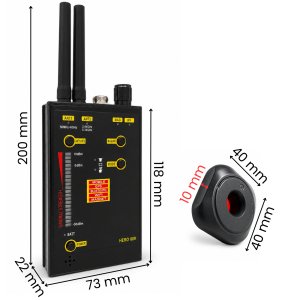 Spreest Wykrywacz podsłuchów kamer GSM GPS ukrytych lokalizatorów detektor HERO 009 4