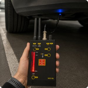 Spreest Wykrywacz podsłuchów kamer GSM GPS ukrytych lokalizatorów detektor HERO 009 6