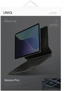 Etui na tablet Uniq Venno Pro Magnetic Smart z klawiaturą do Apple iPad Air 11" 2024/2025/2026 / iPad Air 10.9" 2022/2020 / iPad Pro 11" 2022 czarny (UNIQ1950) 7