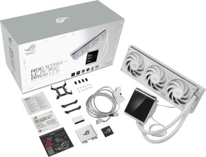 Chłodzenie wodne Asus ROG STRIX LC IV 360 ARGB LCD Biały (90RC01M2-B0EAY0) 4