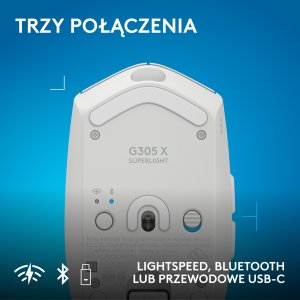 Mysz Logitech Logitech G305 X Superlight - White 5